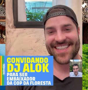 Por vídeo chamada, governador Helder Barbalho convida Alok para embaixador da Cop da Floresta