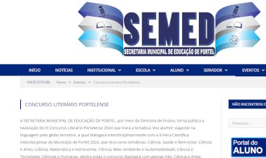 Concurso literário é realizado pela SEMED Portel